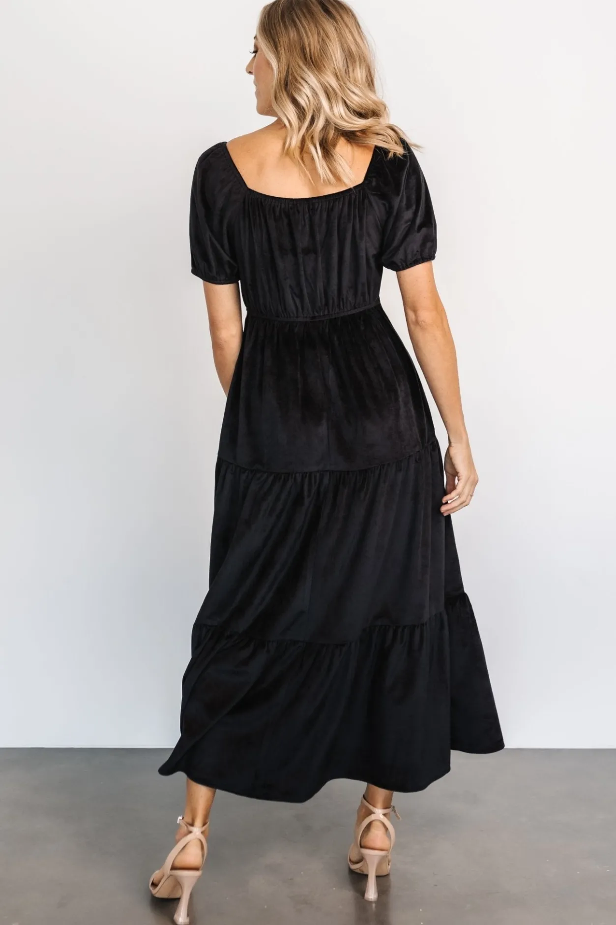 Outlet Baltic Born Kenli Velvet Maxi Dress | Black
