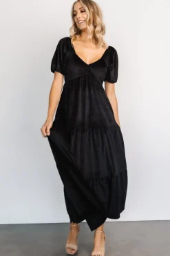 Outlet Baltic Born Kenli Velvet Maxi Dress | Black