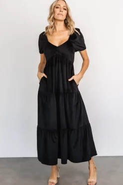 Outlet Baltic Born Kenli Velvet Maxi Dress | Black