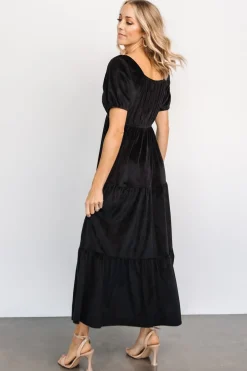 Outlet Baltic Born Kenli Velvet Maxi Dress | Black