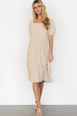 Fashion Baltic Born Keri Gathered Dress | Light Taupe LightTaupe