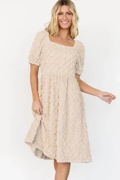 Fashion Baltic Born Keri Gathered Dress | Light Taupe LightTaupe