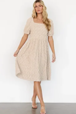 Fashion Baltic Born Keri Gathered Dress | Light Taupe LightTaupe
