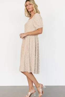 Fashion Baltic Born Keri Gathered Dress | Light Taupe LightTaupe