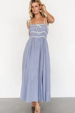 Online Baltic Born Kerstin Tank Maxi Dress | Peri Blue PeriBlue