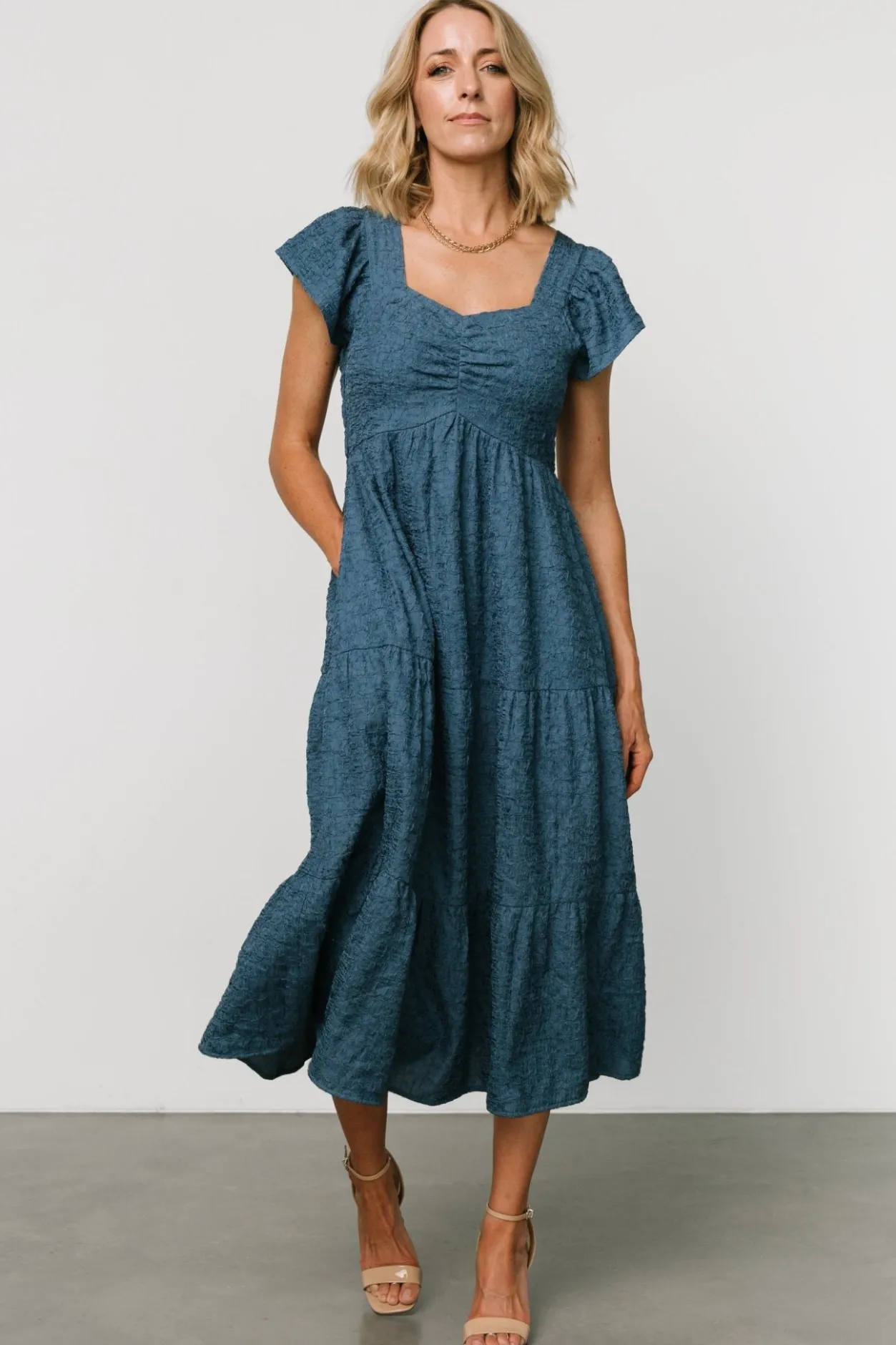 Hot Baltic Born Kesler Midi Dress | Blue