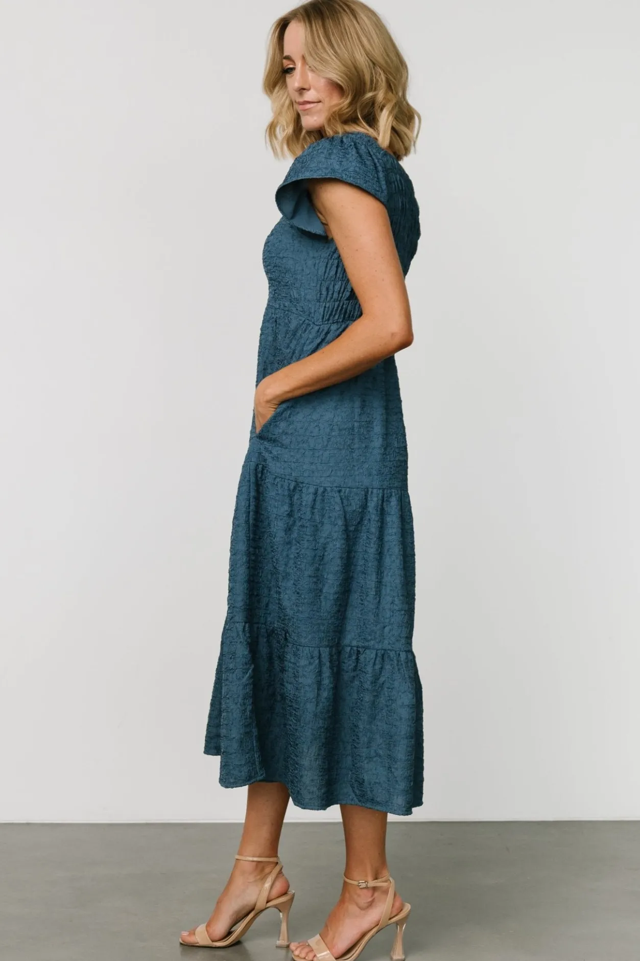 Hot Baltic Born Kesler Midi Dress | Blue
