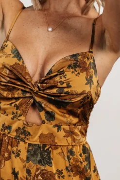 Sale Baltic Born Khloe Wide Leg Jumpsuit | Gold Multi GoldMulti