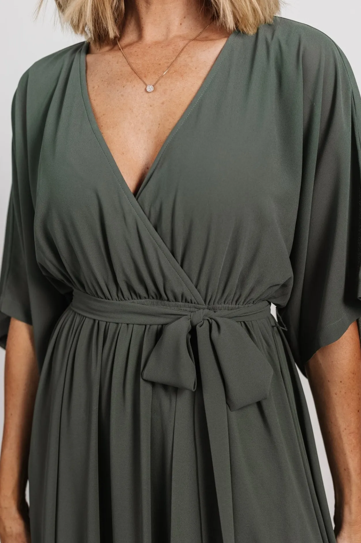 Best Baltic Born Kia Kimono Maxi Dress | Dark Sage DarkSage