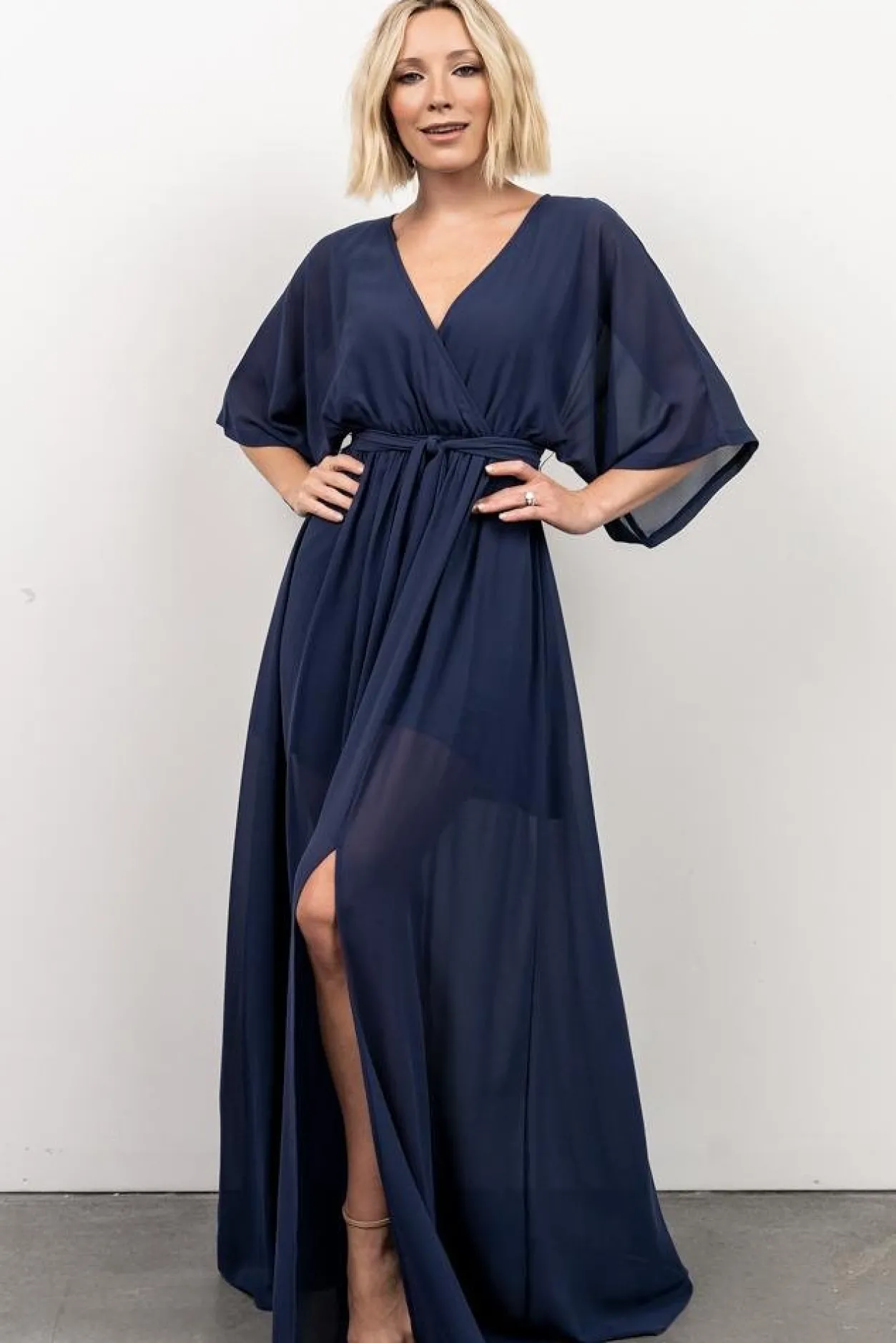 Discount Baltic Born Kia Kimono Maxi Dress | Navy