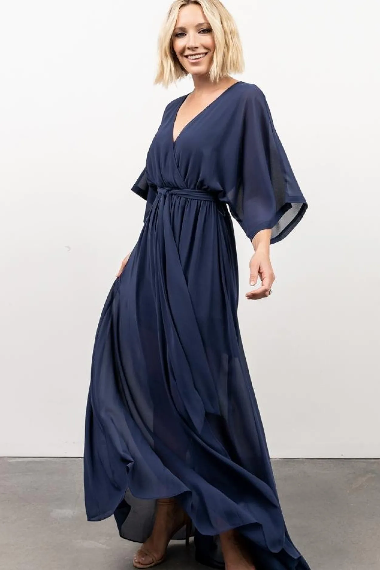 Discount Baltic Born Kia Kimono Maxi Dress | Navy