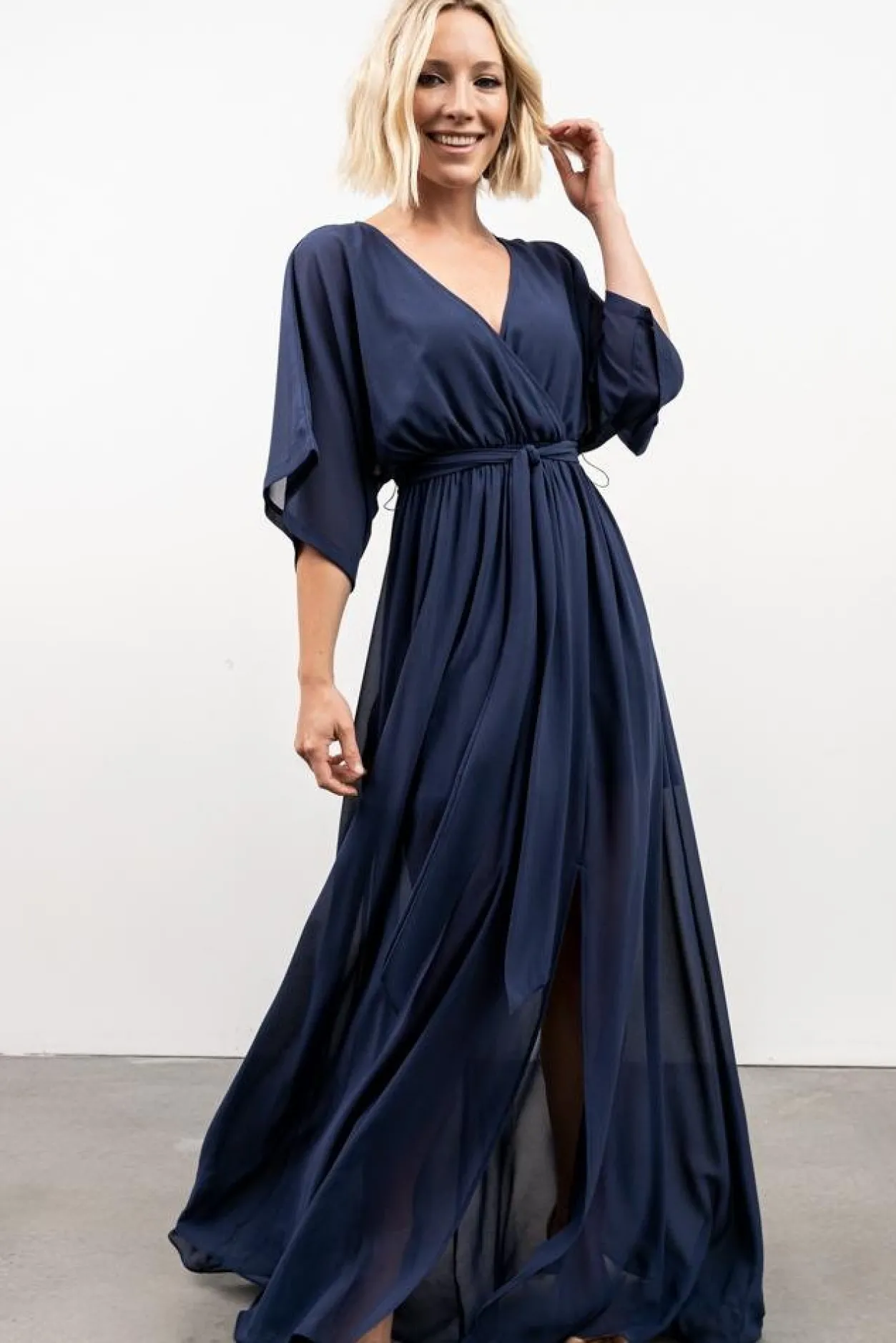 Discount Baltic Born Kia Kimono Maxi Dress | Navy