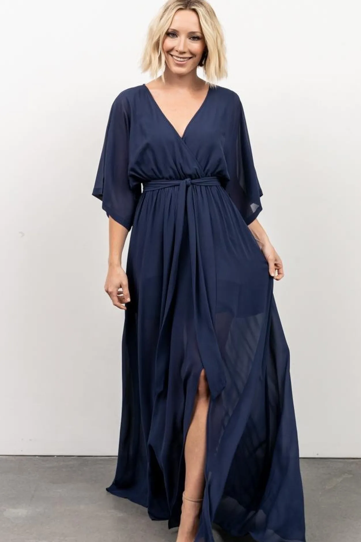 Discount Baltic Born Kia Kimono Maxi Dress | Navy