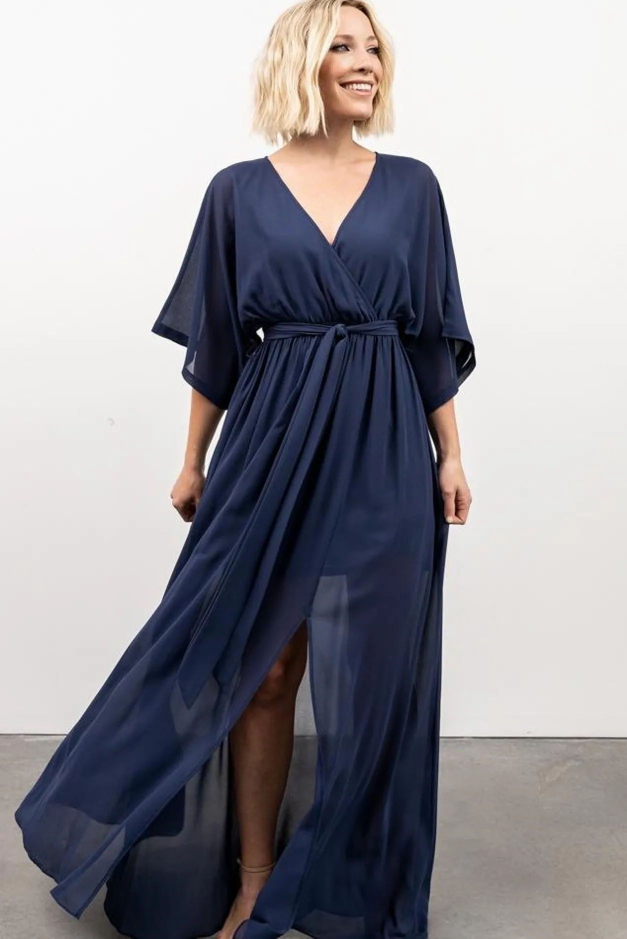 Discount Baltic Born Kia Kimono Maxi Dress | Navy
