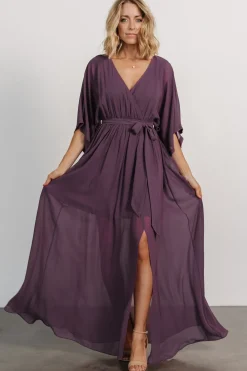 Outlet Baltic Born Kia Kimono Maxi Dress | Vintage Plum VintagePlum