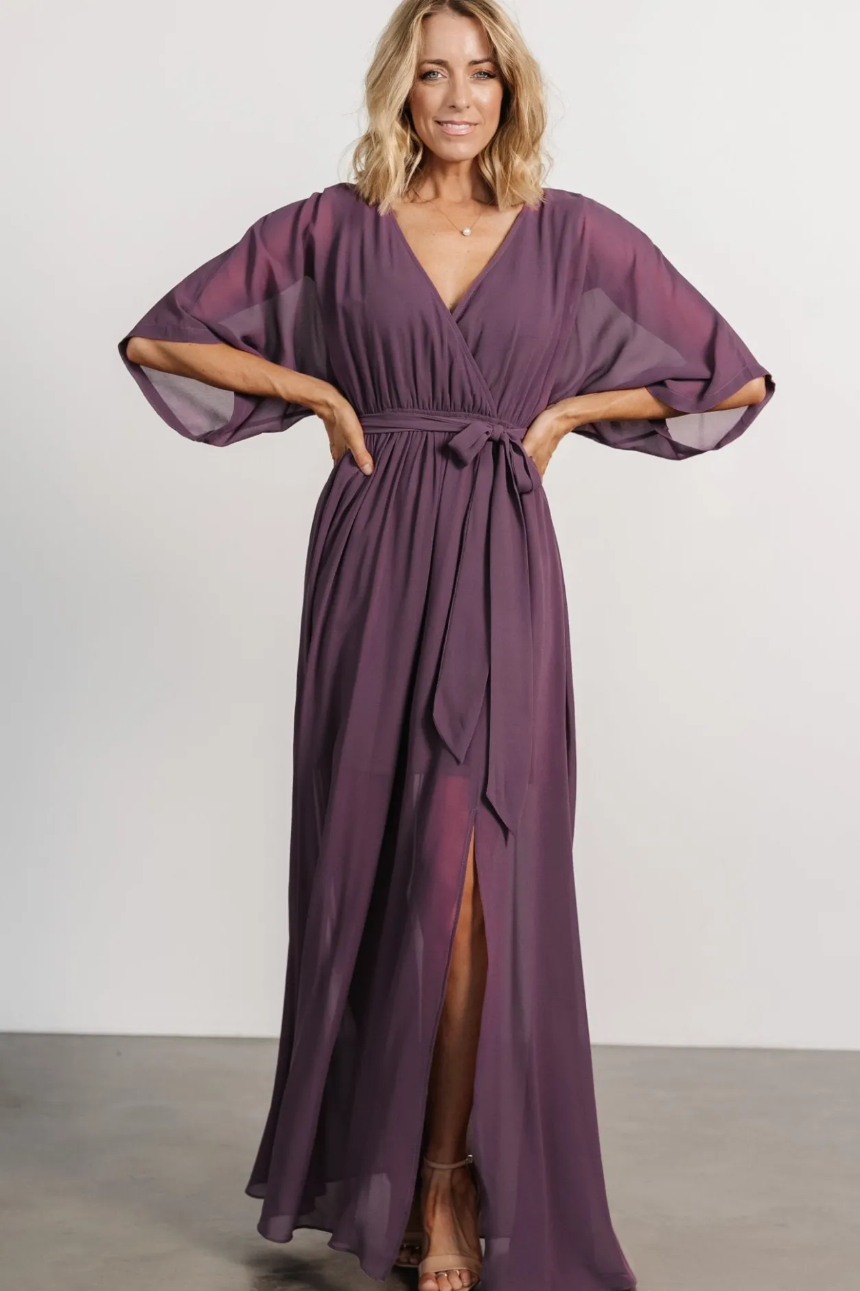 Outlet Baltic Born Kia Kimono Maxi Dress | Vintage Plum VintagePlum