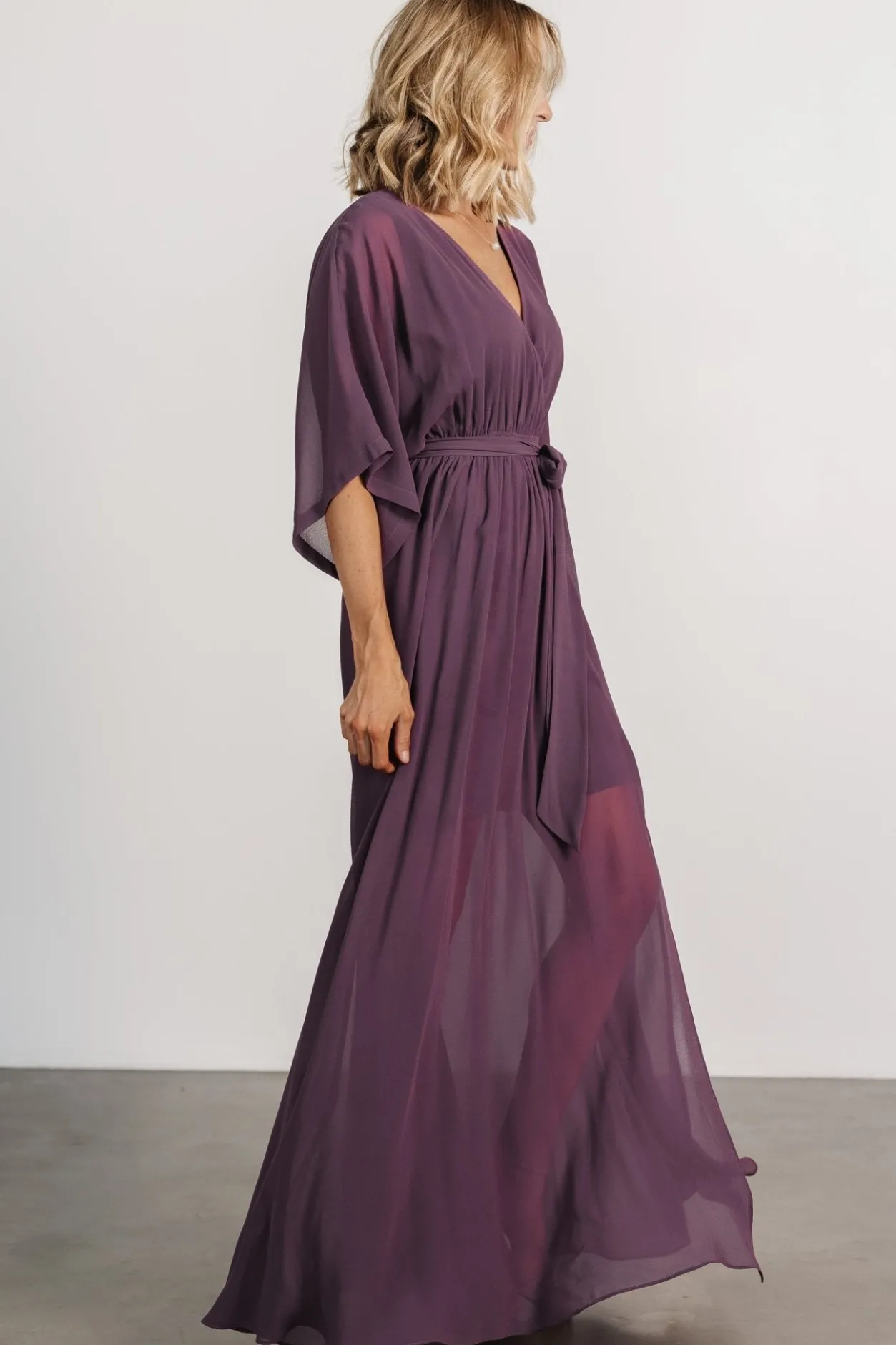 Outlet Baltic Born Kia Kimono Maxi Dress | Vintage Plum VintagePlum