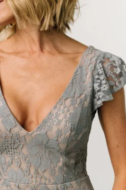 Fashion Baltic Born Kimber Lace Dress | Dusty Slate DustySlate