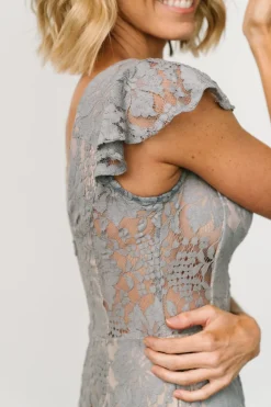Fashion Baltic Born Kimber Lace Dress | Dusty Slate DustySlate