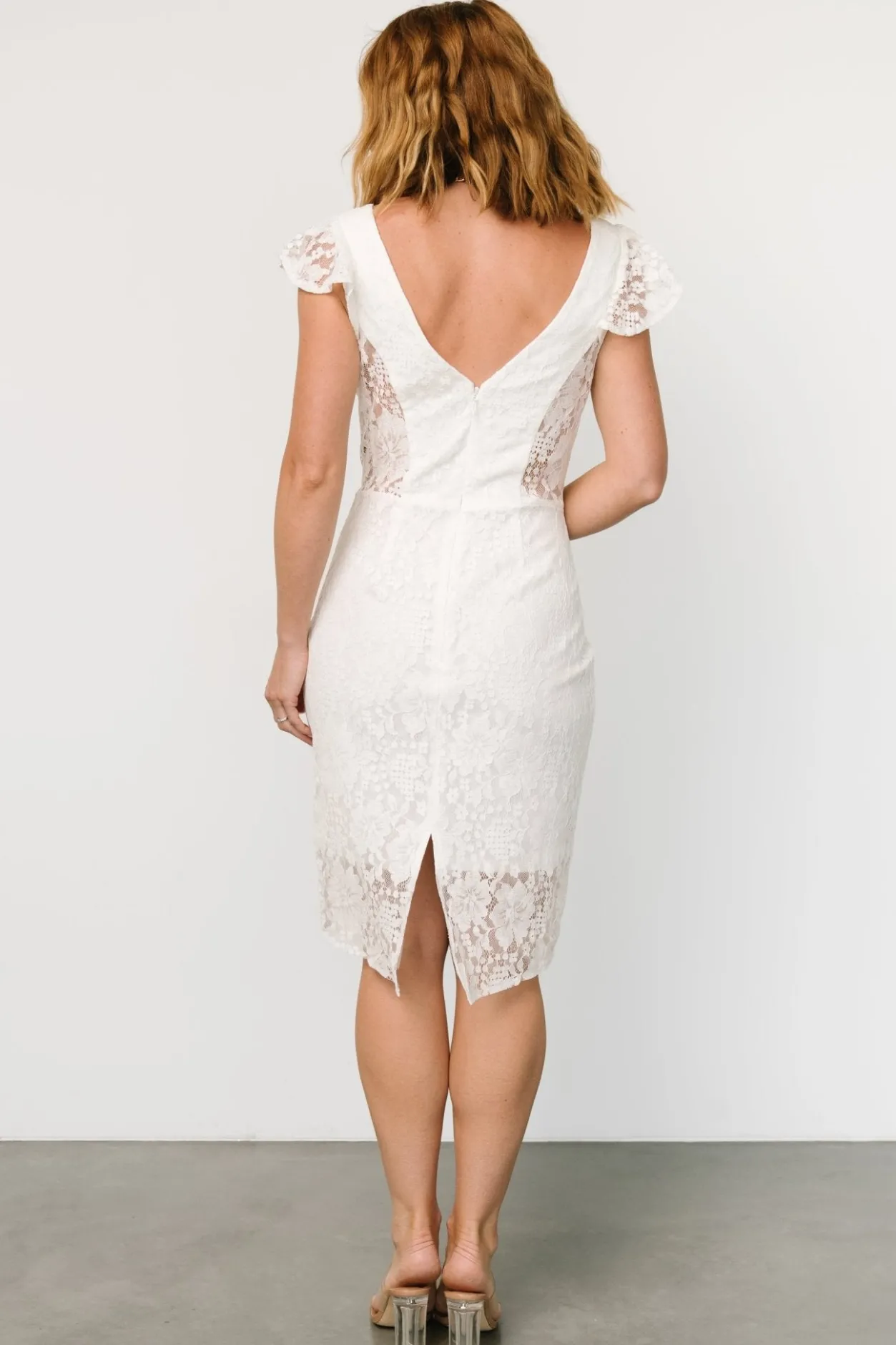Sale Baltic Born Kimber Lace Dress | Off White OffWhite