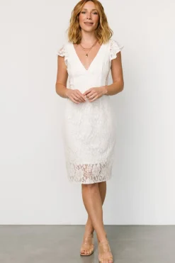 Sale Baltic Born Kimber Lace Dress | Off White OffWhite