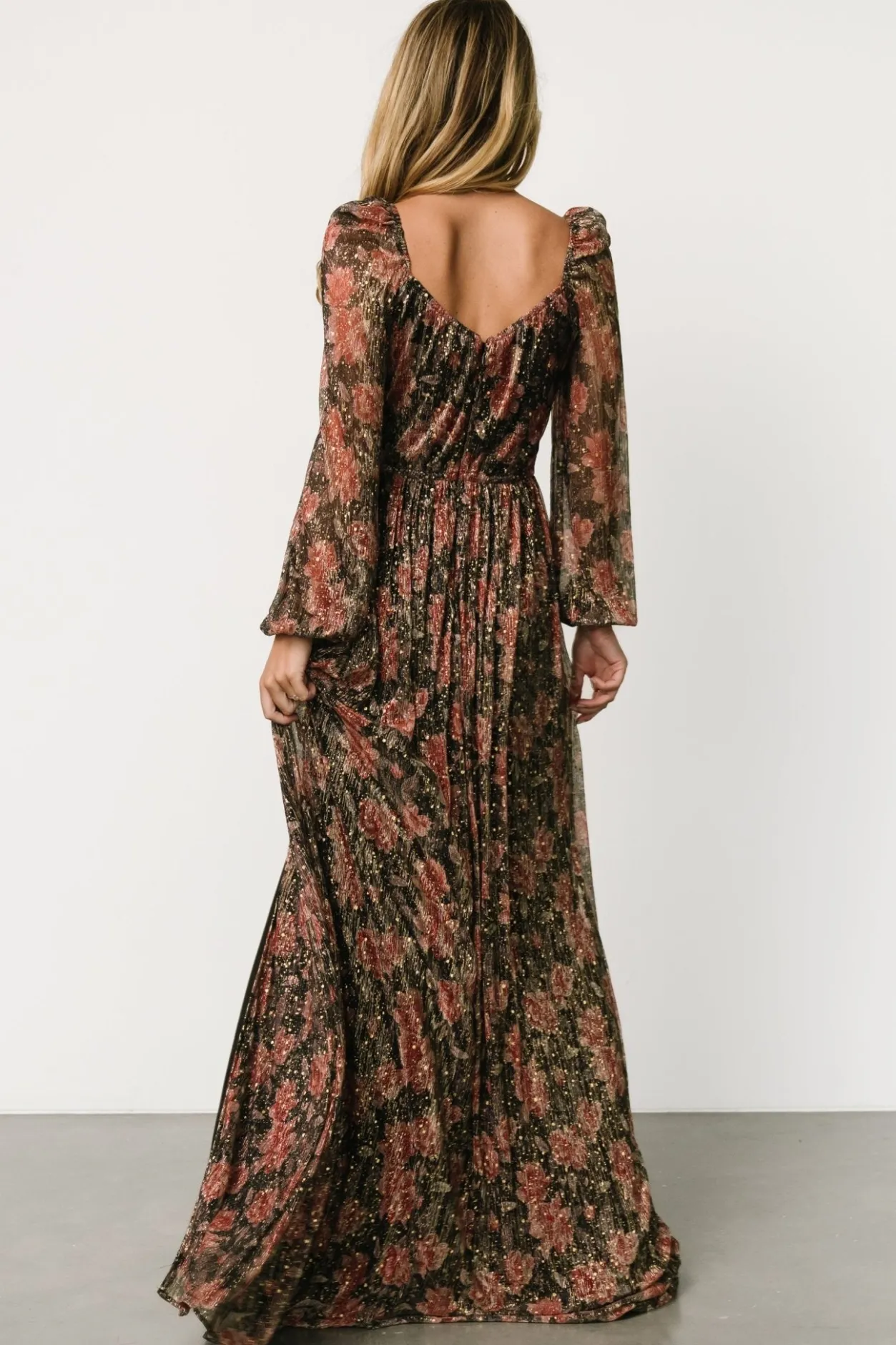 Clearance Baltic Born Kirsi Maxi Dress | Black Floral BlackFloral