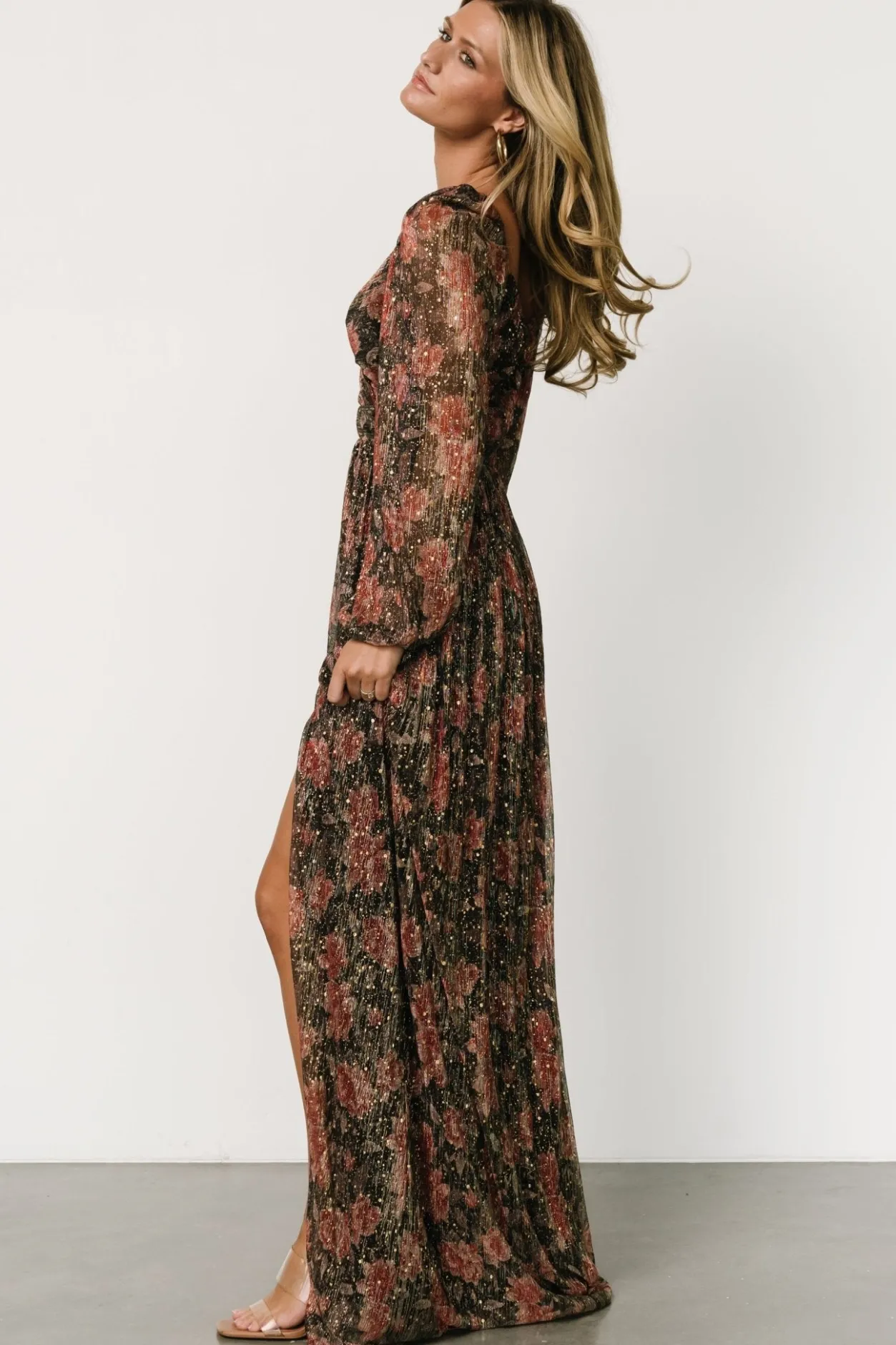 Clearance Baltic Born Kirsi Maxi Dress | Black Floral BlackFloral