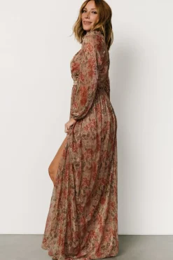 Sale Baltic Born Kirsi Maxi Dress | Rose Floral RoseFloral