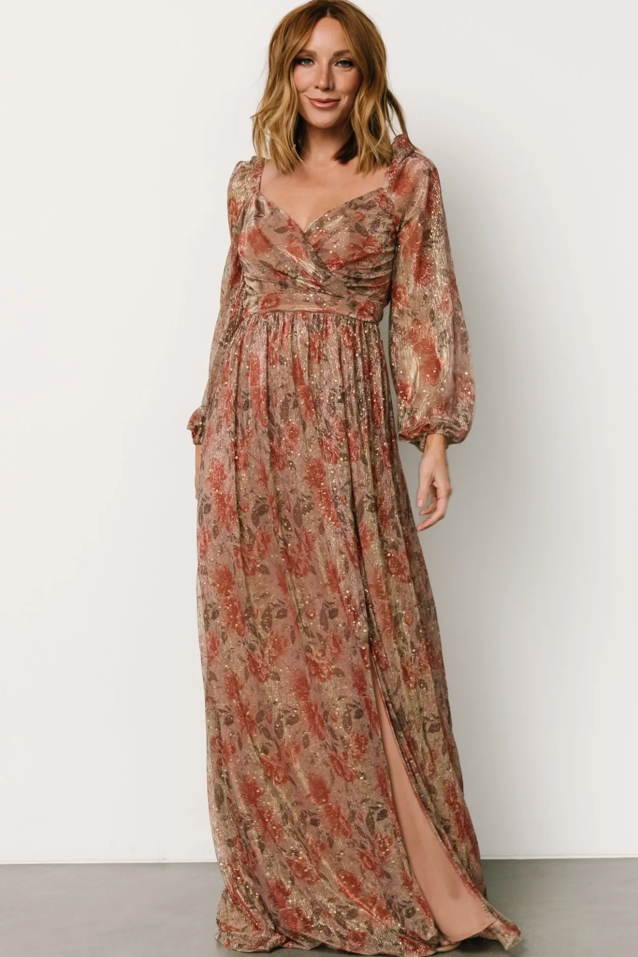 Sale Baltic Born Kirsi Maxi Dress | Rose Floral RoseFloral
