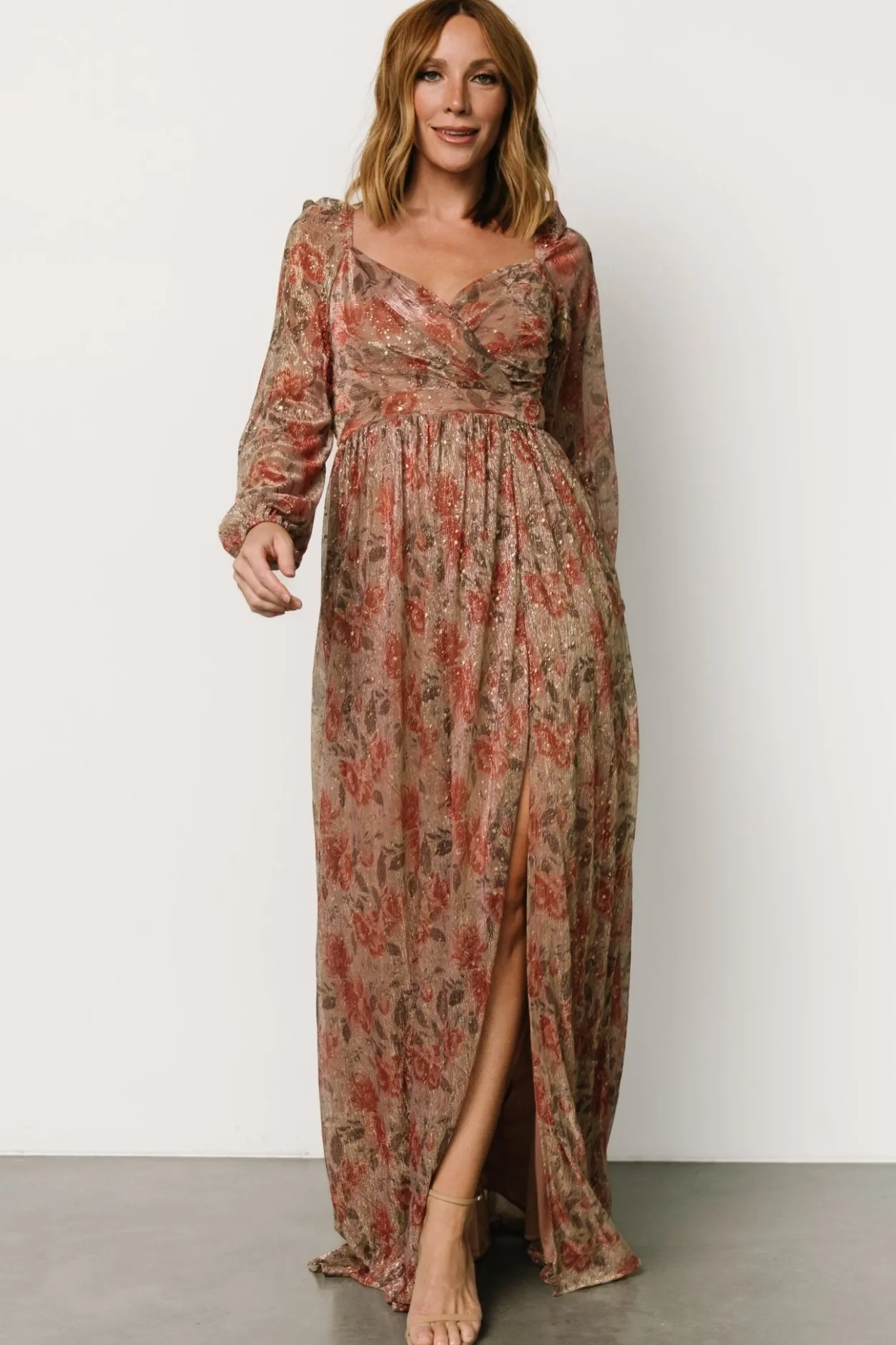 Sale Baltic Born Kirsi Maxi Dress | Rose Floral RoseFloral