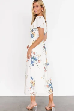 Online Baltic Born Kirsten Midi Dress | Cream Floral CreamFloral
