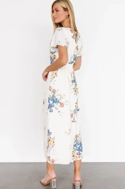 Online Baltic Born Kirsten Midi Dress | Cream Floral CreamFloral