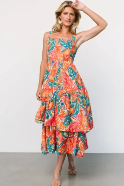 Online Baltic Born Kitts Tiered Dress | Tropical Print TropicalPrint