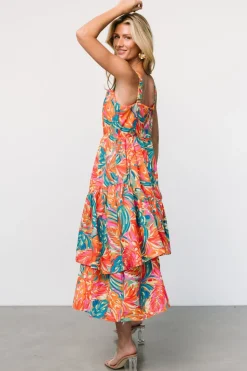 Online Baltic Born Kitts Tiered Dress | Tropical Print TropicalPrint