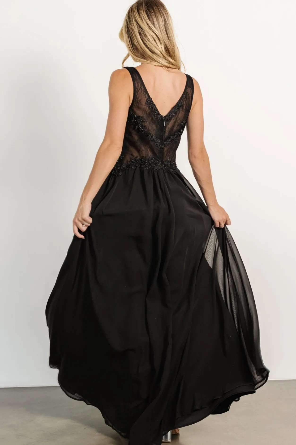 Online Baltic Born Konstantina Gown | Black
