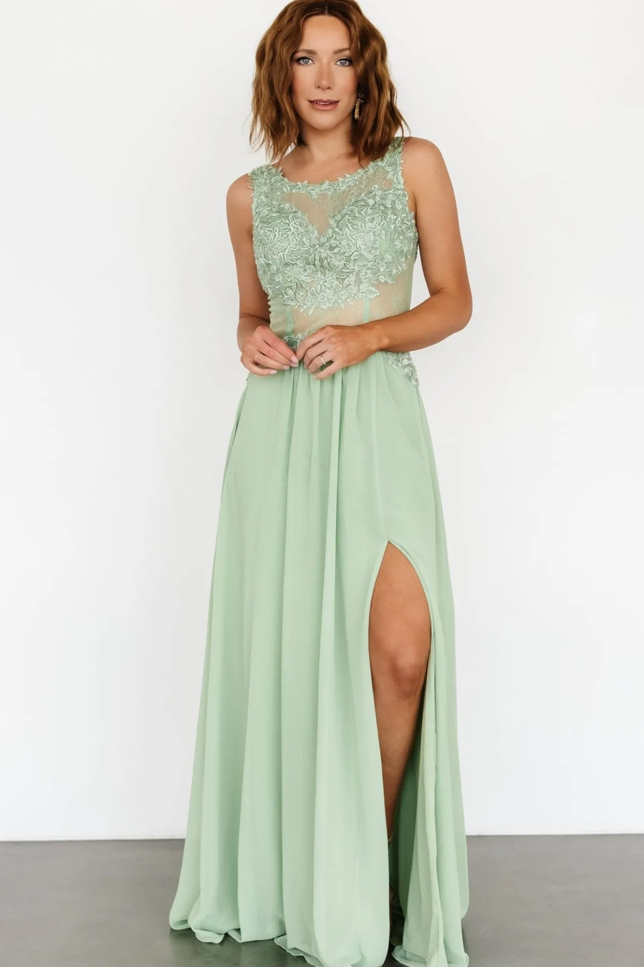 Online Baltic Born Konstantina Gown | Sage