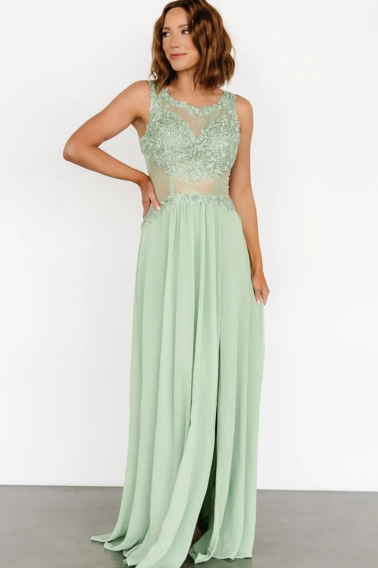 Online Baltic Born Konstantina Gown | Sage