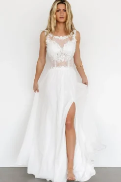 New Baltic Born Konstantina Gown | White
