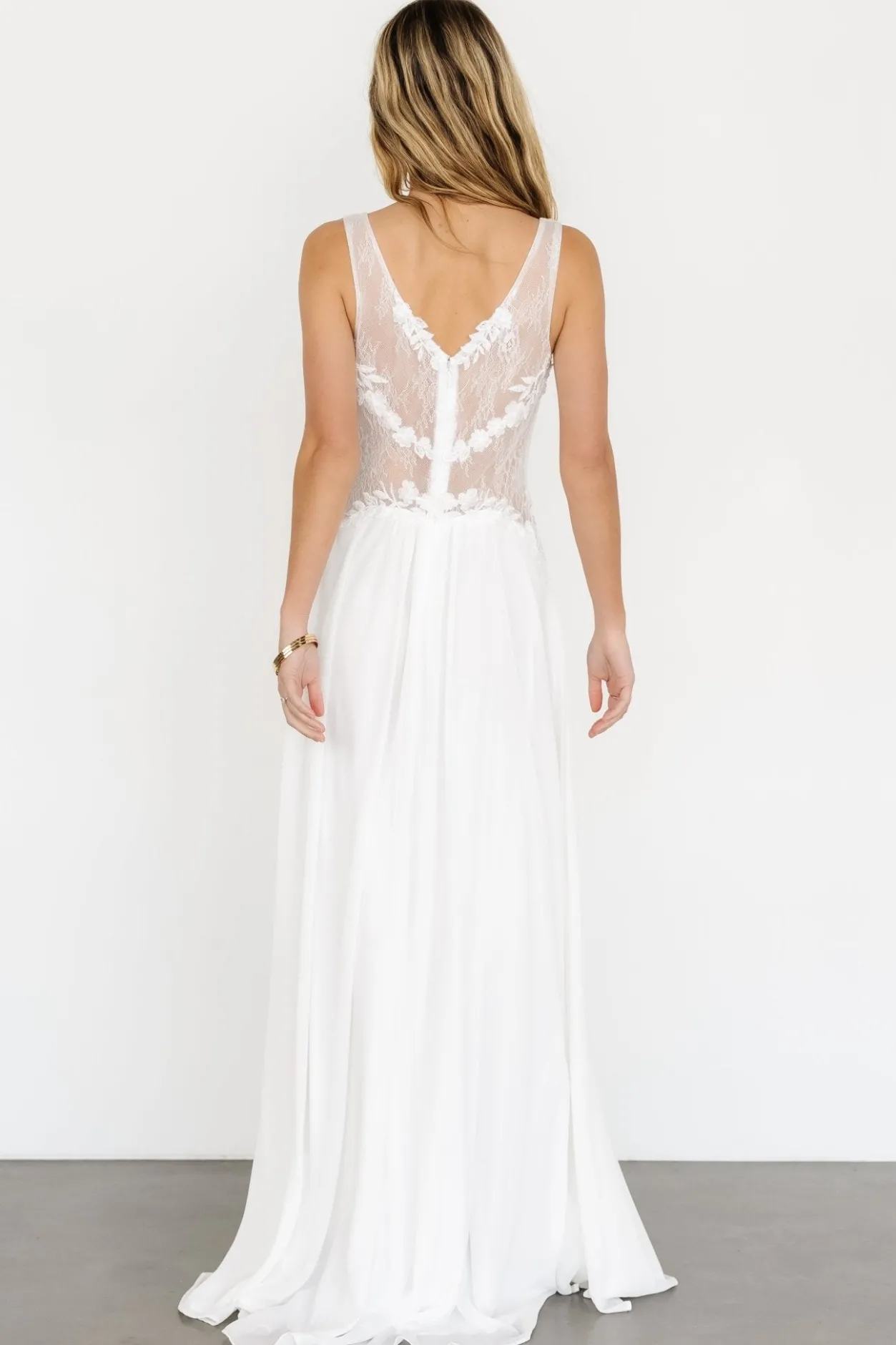 New Baltic Born Konstantina Gown | White