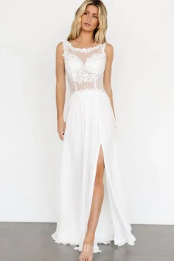 New Baltic Born Konstantina Gown | White