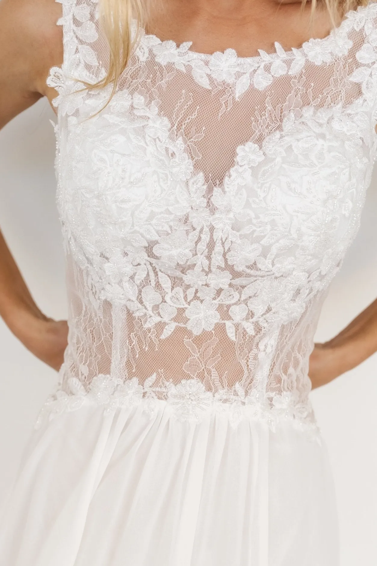 New Baltic Born Konstantina Gown | White