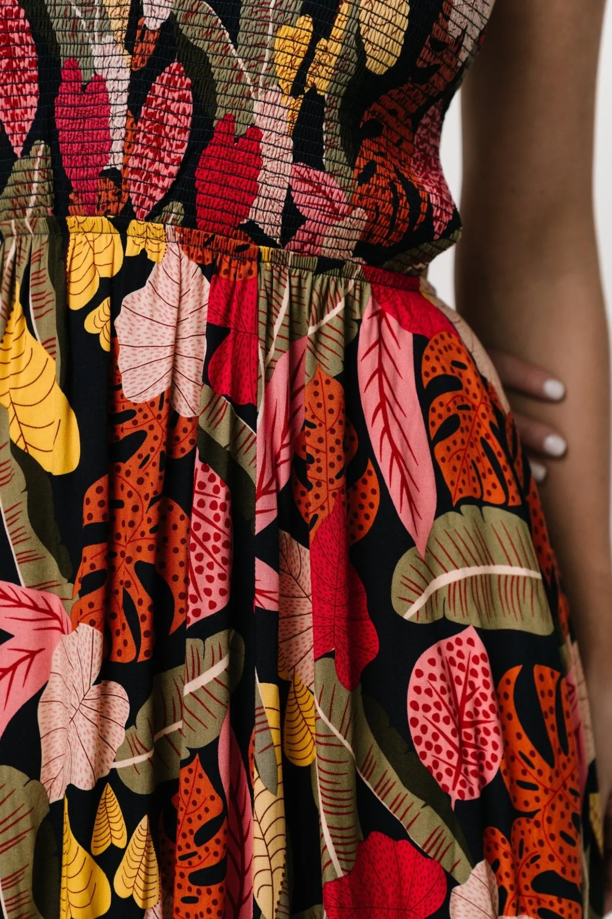 Hot Baltic Born Kota Halter Maxi Dress | Navy Multi Print NavyMultiPrint