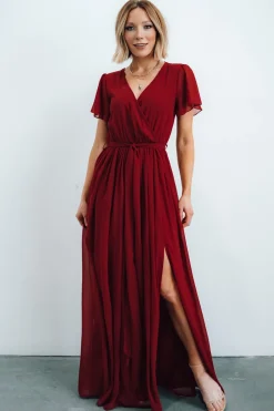Best Baltic Born Kristina Maxi Dress | Burgundy