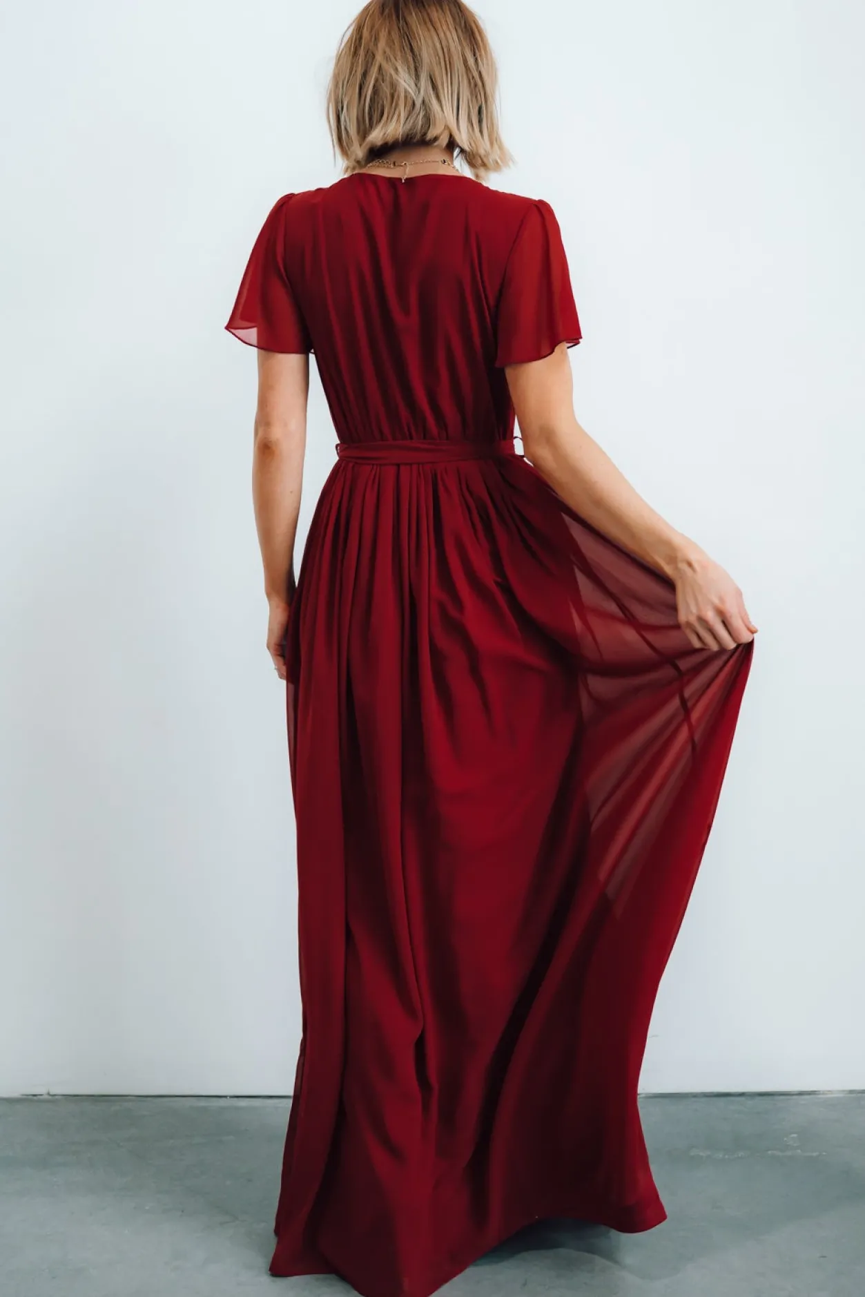 Best Baltic Born Kristina Maxi Dress | Burgundy