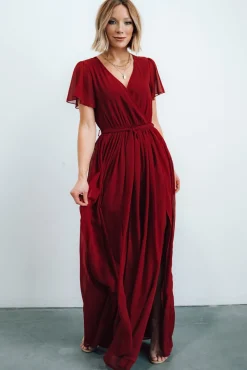 Best Baltic Born Kristina Maxi Dress | Burgundy