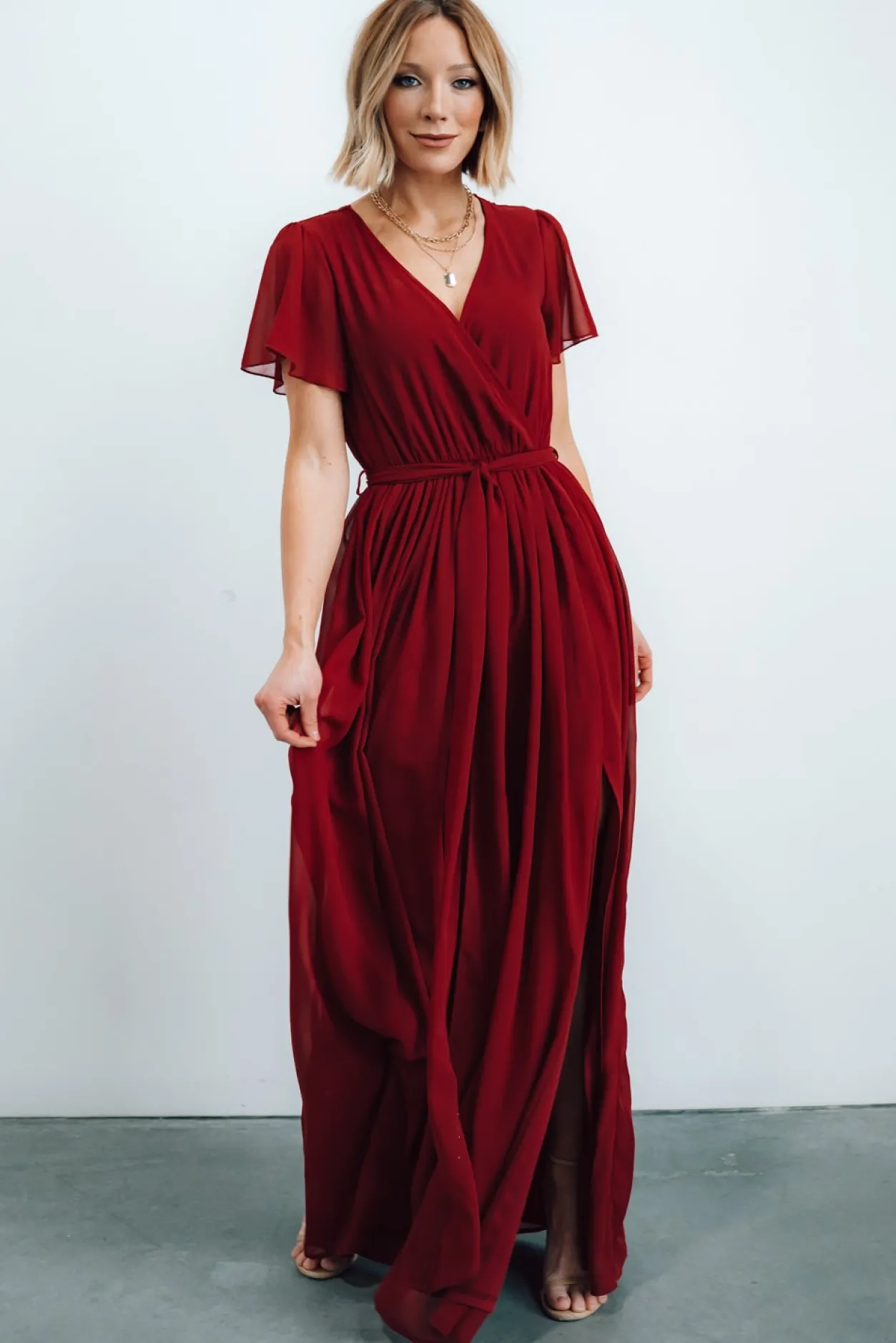 Best Baltic Born Kristina Maxi Dress | Burgundy