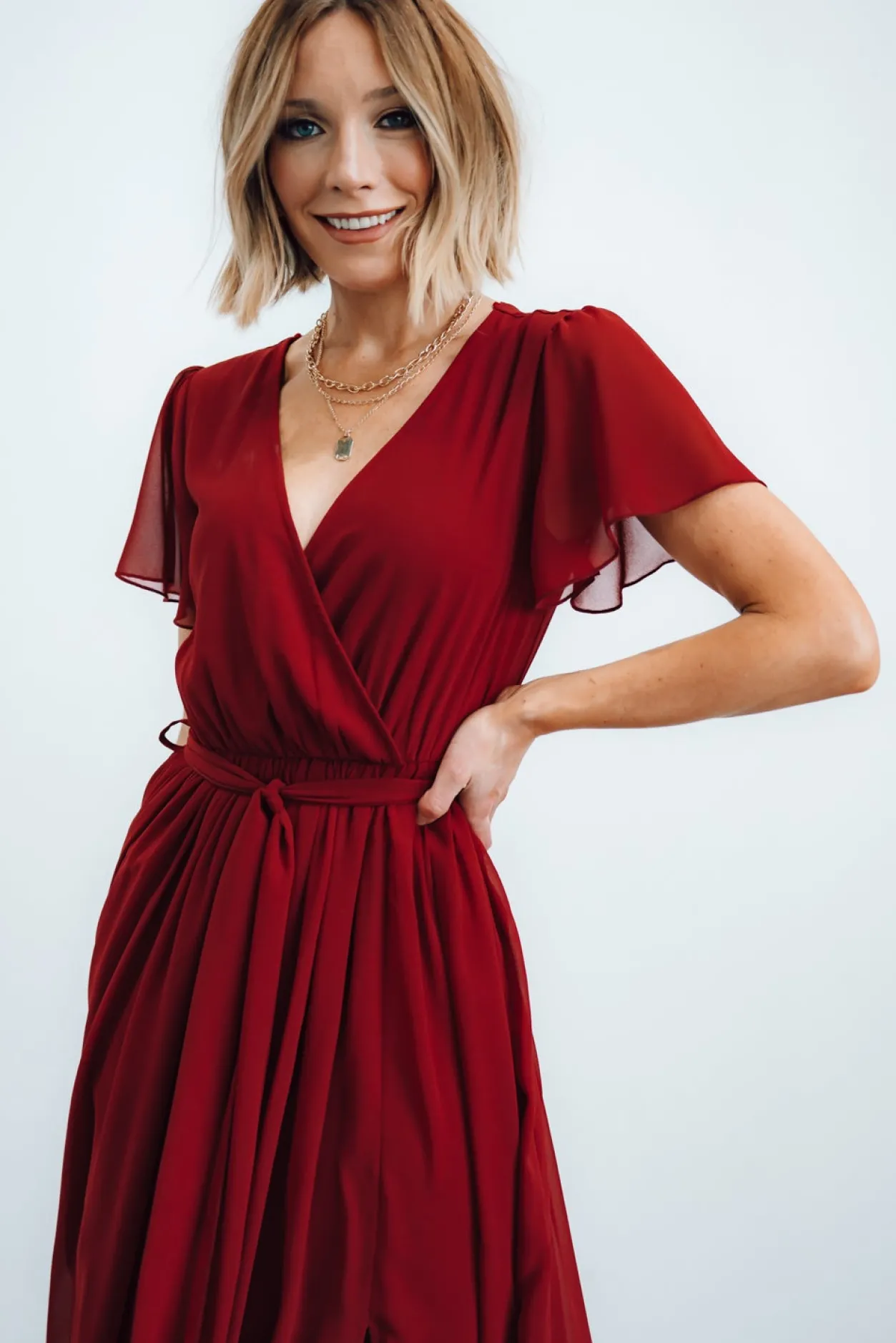 Best Baltic Born Kristina Maxi Dress | Burgundy