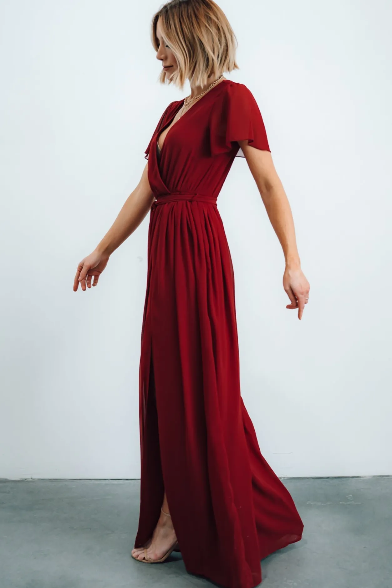 Best Baltic Born Kristina Maxi Dress | Burgundy