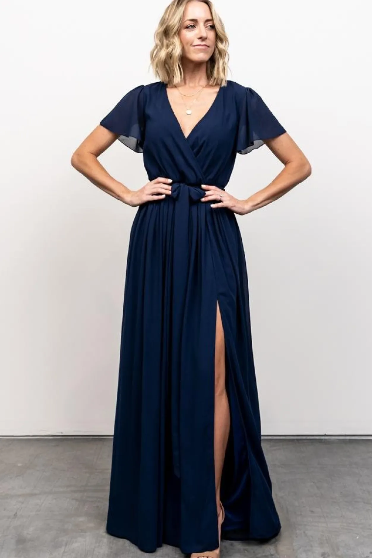 Clearance Baltic Born Kristina Maxi Dress | Navy