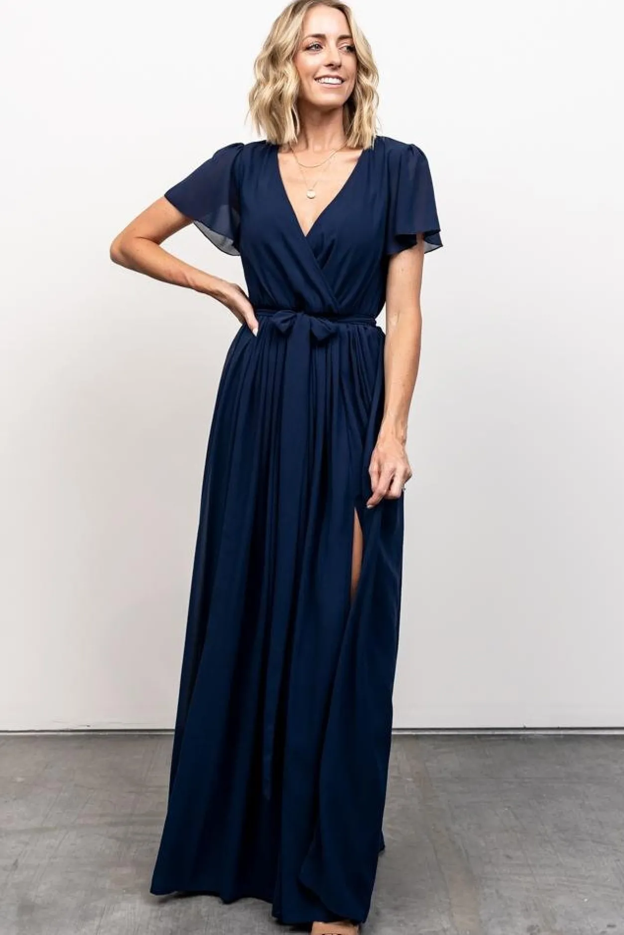 Clearance Baltic Born Kristina Maxi Dress | Navy